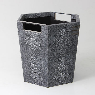 Shagreen_waste_paper_bin. Art_deco