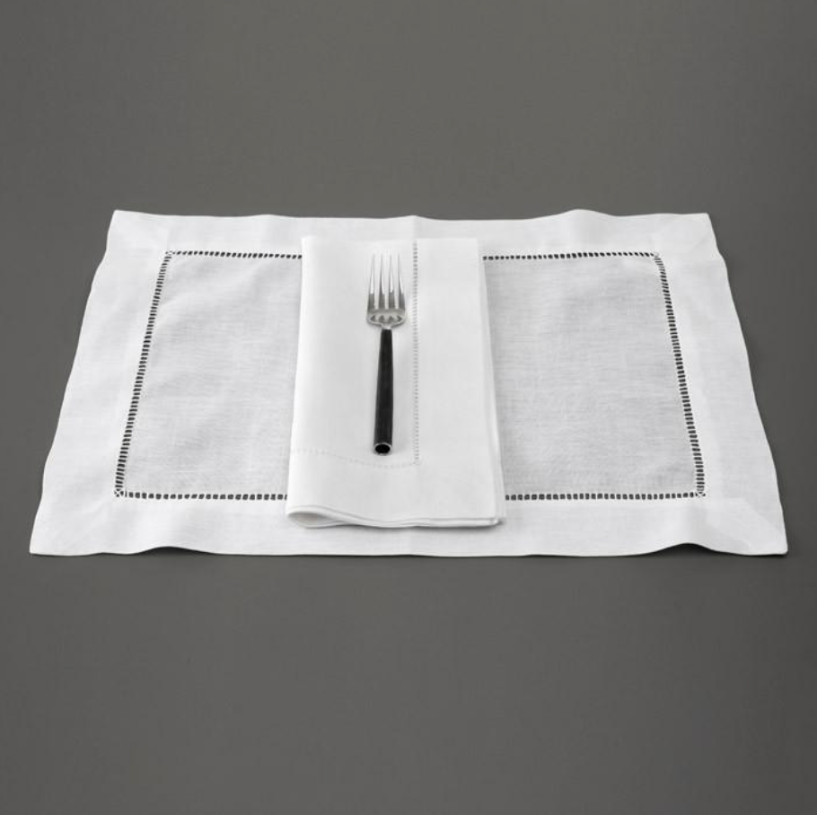 Table Mats - Easy Care | Special Linen & Cotton Blend | Embroided ...