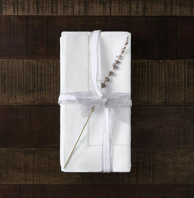 standard_napkin_sizes. border_design. set_of_napkins_washed_100%_linen_stone_washed_easy_iron
